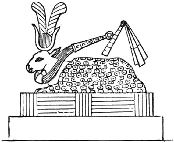 Le veau, idole Égyptien.