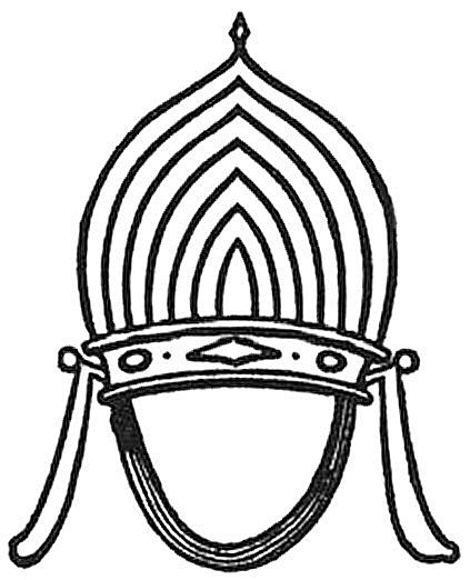 La mitre épiscopale du pape.