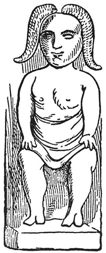 L'Enfant divin et merveilleux portant des cornes de bélier en Étrurie.