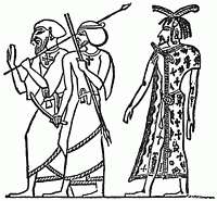 Ceinture richement orne, boucles d'oreille et petite croix suspendue  un collier ports par des tribus des nations barbares.